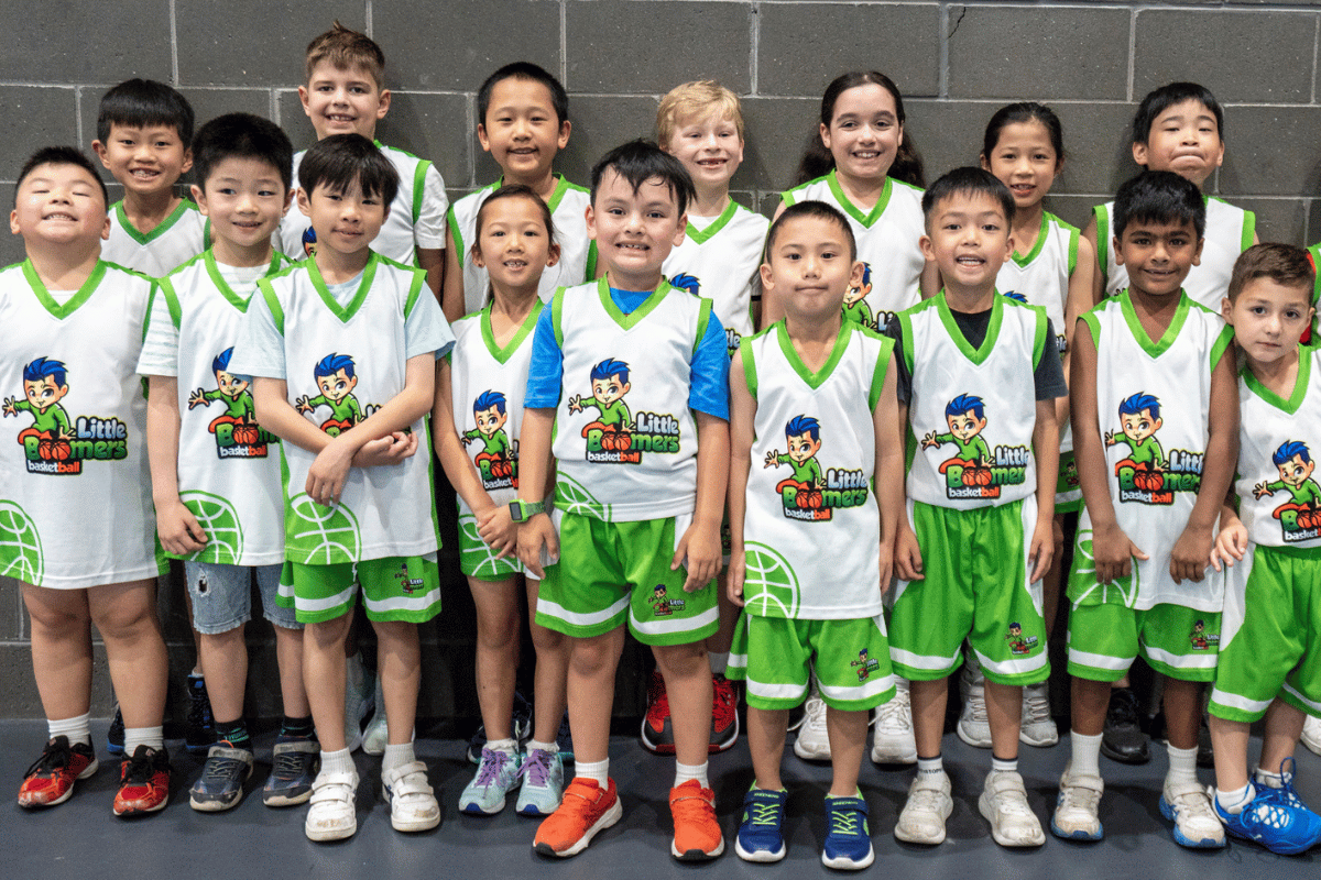 Kids enjoying basketball activities at school holiday camps in January 2026