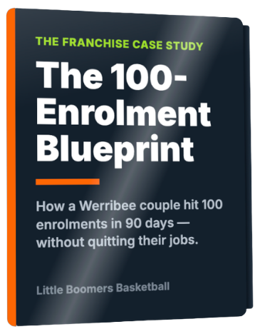 The 100-Enrolment Blueprint franchise case study cover